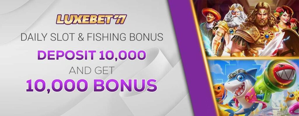 luxebet77 slot and fish bonus